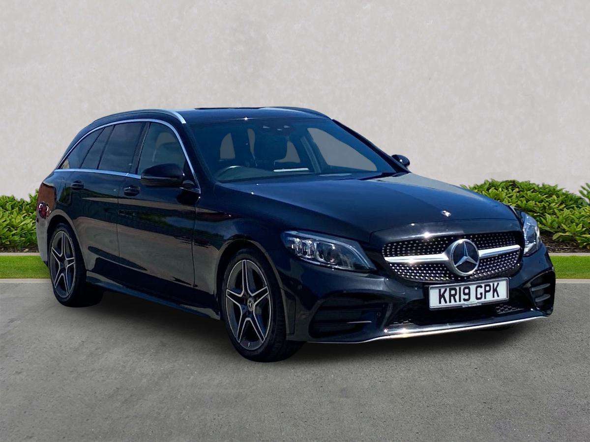 2019 MERCEDES C CLASS DIESEL ESTATE 2019 C300D AMG LINE 5DR 9G TRONIC HEATED SEATS REVERSING... photo